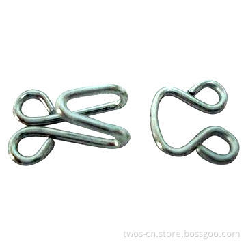 Hook and Eye Buttons, Made of Brass
